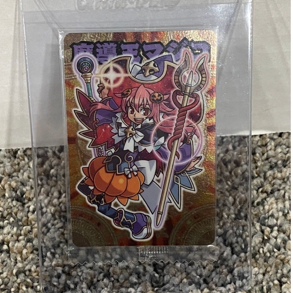 Bandai Shinra Bansho Choco Madouou Majiko Card 102 Holographic Foil Excellent
